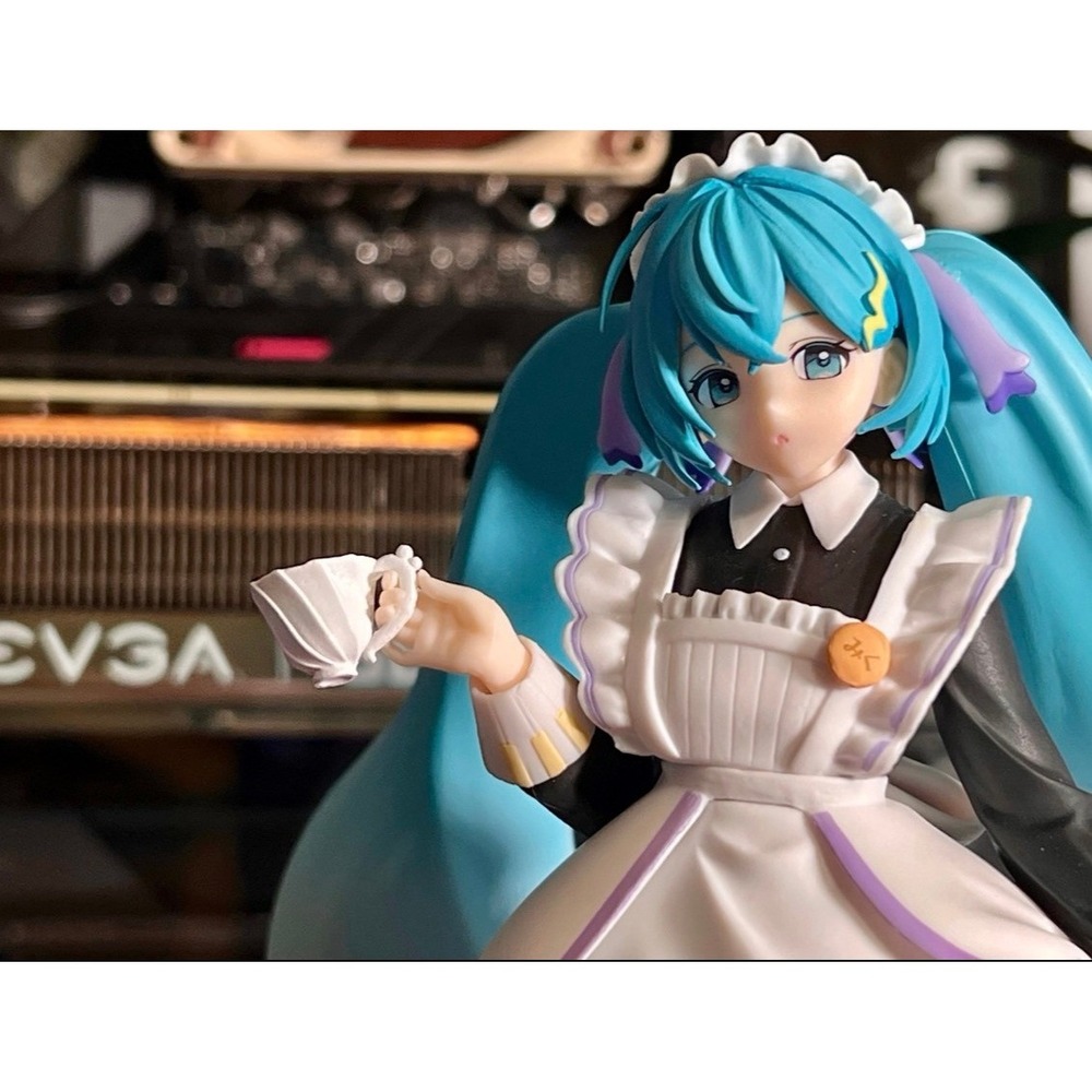 SEGA Hatsune Miku SPM Figure Cafe Maid Ver Blue Excellent Anime Collectible - Picture 2 of 6